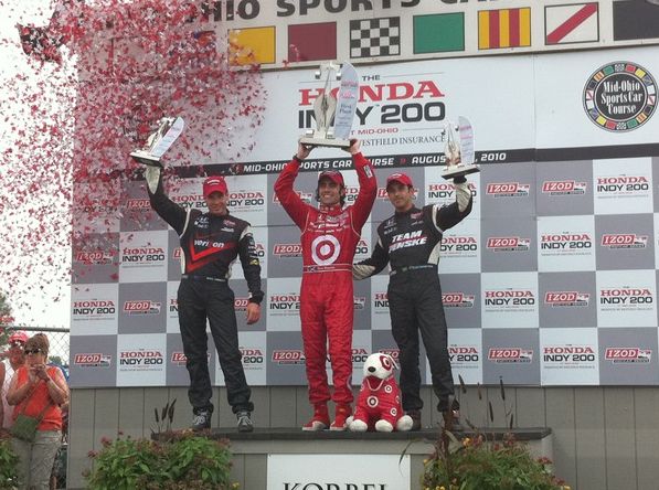 Dario Franchitti wins.